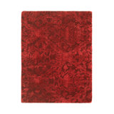 Rug & Kilim’S European Style Rug In Burgundy With Floral Patterns