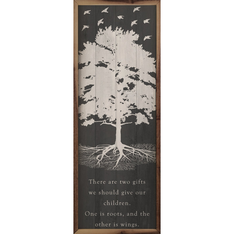 Roots And Wings Tree, H 12 po x l 4 po