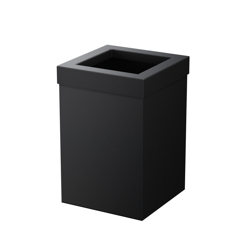 Corbeille pour déchets 3 gallons Elevate Steel, Noir mat