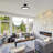 Hansin Acrylic LED Semi Flush Mount-1366362606