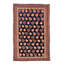 Tapis unique en laine noué à la main de style années 1990 de 3 pi 10 po x 6 pi 5 po Tomohon