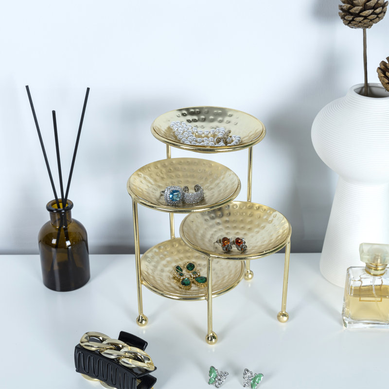 Gold Metal Ring Holder