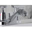 Robinet de salle de bain central à 4 poignées à 3 trous avec bonde escamotable Kingston Brass Kingston-95752645