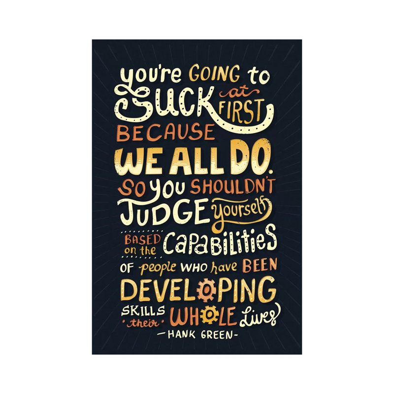 Good At Everything by Risa Rodil - No Frame Gallery-Wrapped Canvas Giclée on Canvas, 30.48cm H x 20.32cm W