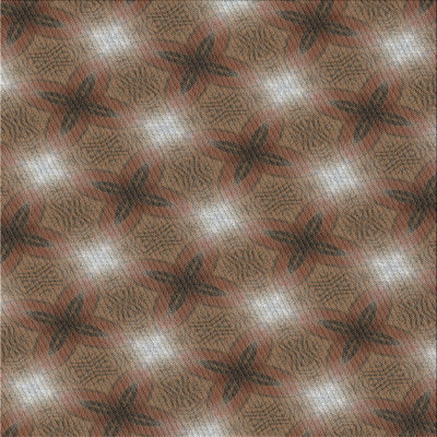 Tapis de zone brun à motif