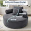 Fauteuil demi-tonneau rembourré Addisin-1451168355