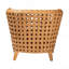 Fauteuil d'appoint bohémien clair miel Ratan