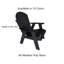 Chaise Adirondack en poly Aigris Fire Pit Chair-683118655
