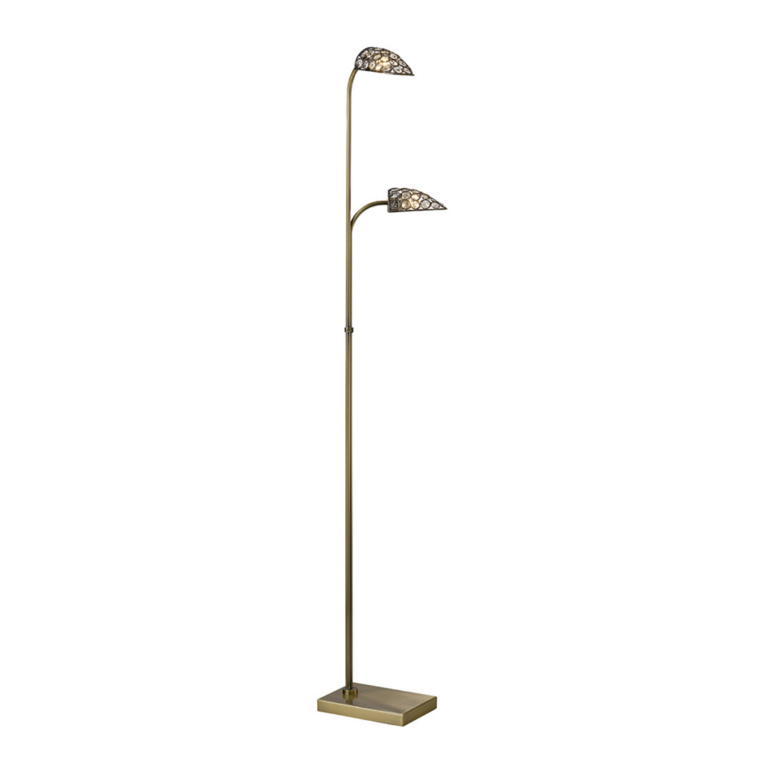 136cm Antique Brass Novelty Floor Lamp