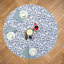 Nappe en coton à motif floral-605359269