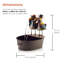 Outdoor Metal Floor Fountain