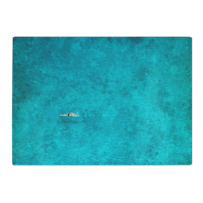 Swimmer in the Sea Chopping Board