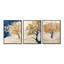 «Gold Winter Maple Tree Essence», art mural encadré 3 pièces-129075596-129075599