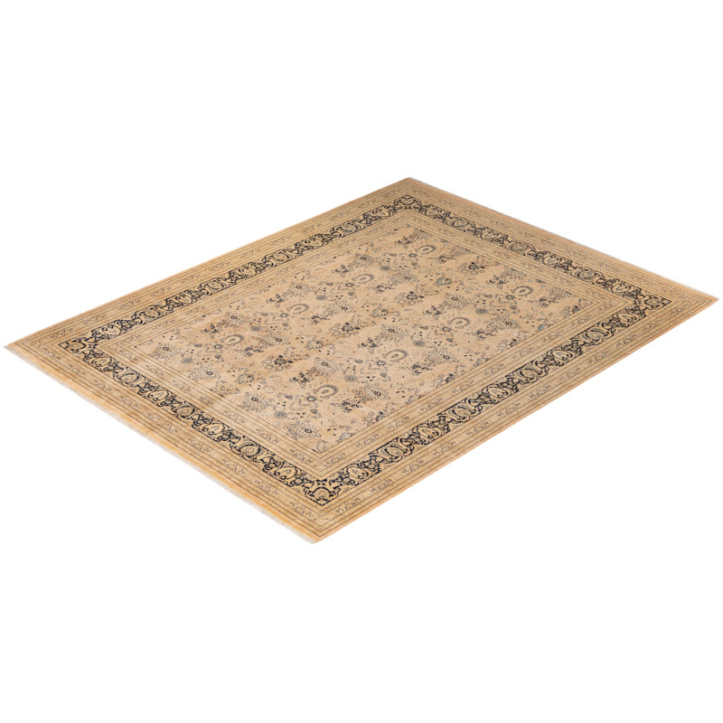 Classic One-of-a-Kind 9' 1" X 11' 10" Hand Knotted Area Rug