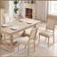 Chaise rembourrée avec pieds en bois