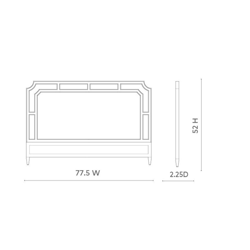 Olivia Headboard, King