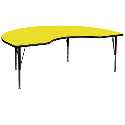 Goddard Commercial Adjustable Height Kidney Activity Table