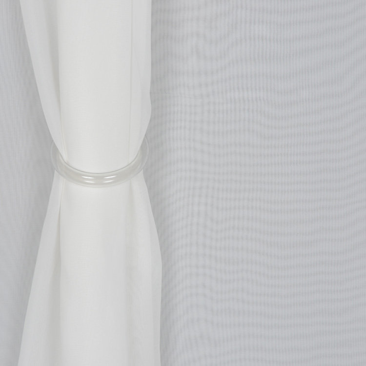 Voile Fabric, Snow