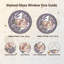 Panneau de vitrail floral 12 po H Lapin-1313422421