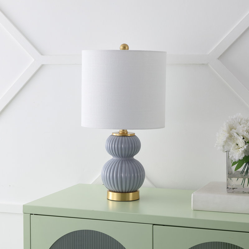 Lampe de table 20 po Exmore, Gris