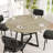 Round Wooden Dining Table for 4-6 People-524318200