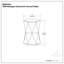 Table d'appoint en bois de manguier massif l 16 po McKinley-167132020