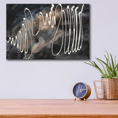 Epic Art 'Midnight Swirl IV' By Regina Moore, Acry " Midnight Swirl IV " by Regina Moore