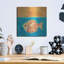 «Dovecove», art mural en métal «Fish with Spiral Sun» par Casey Craig-1818059635