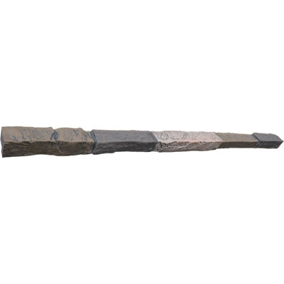 Universal Trim Sill for EverStone Faux Siding Panels, 48"W x 2"D x 2"H, Smoke Color
