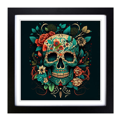 Sugar Skull - Framed Print