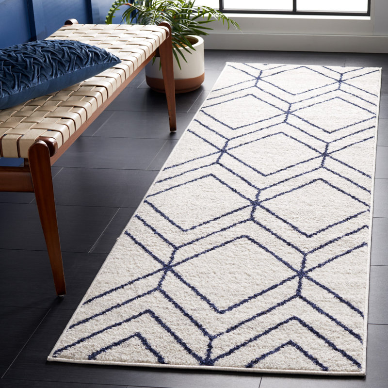 Seidman Performance Geometric Rug, Runner 2'6" x 8'