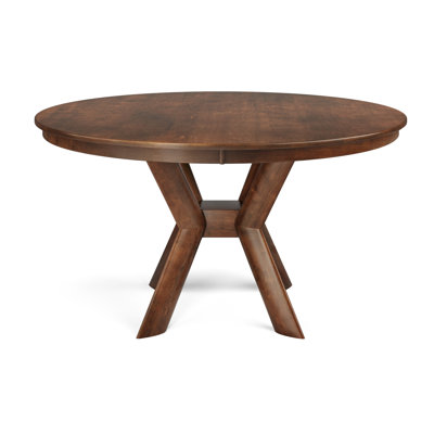 Gysbert Maple Round Solid Wood Dining Table