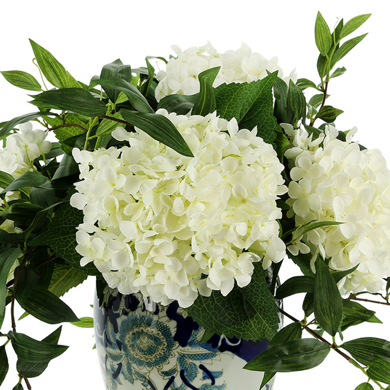 Polysilk Hydrangea Arrangement