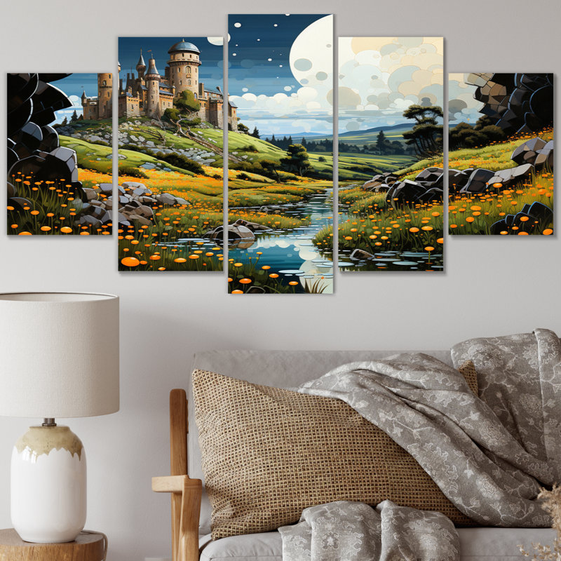 Rustic Buildings & Architecture Wall Decor on Metal