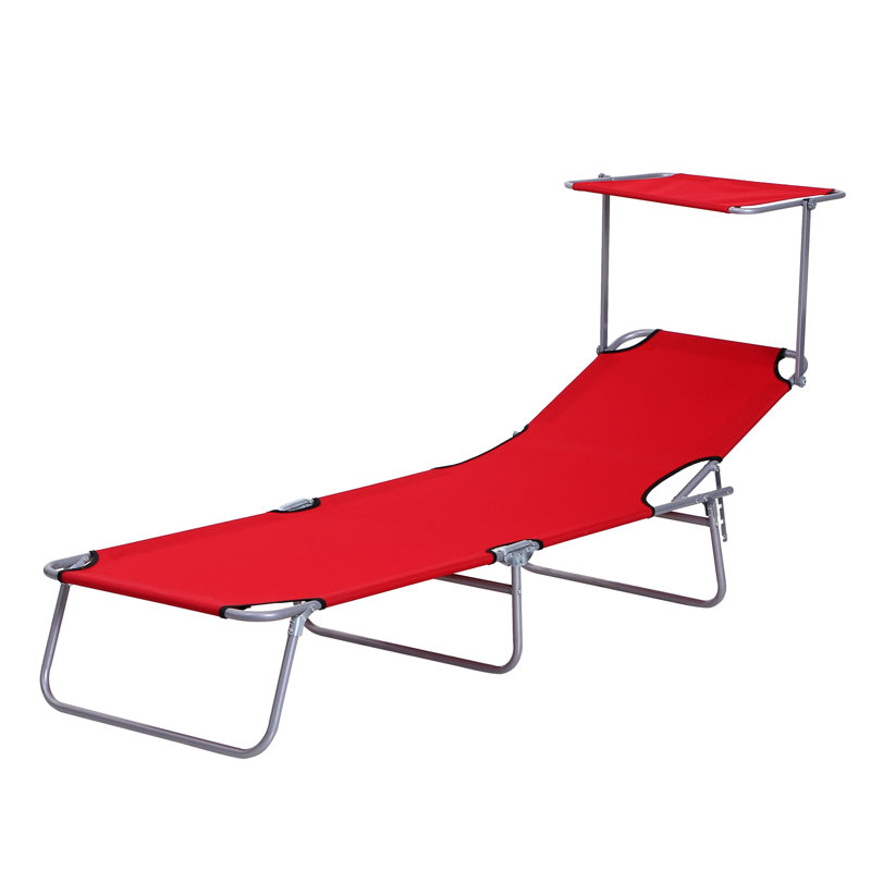 Chaise longue Herculaneum, Rouge