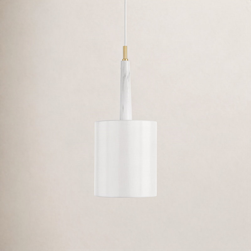 Luminaire suspendu cylindrique à 1 lumière Perth