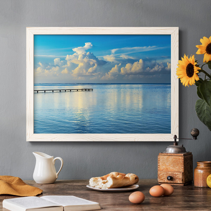 Sunrise Dock, reproduction d'art sur toile, Blanc, H 14 po x l 20 po x P 1,5 po