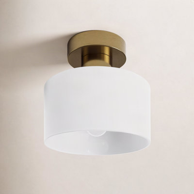 Malmo Tyrion Glass Flush Mount