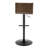 Lakyia Swivel Upholstered Adjustable Height Counter Stool with Metal Frame-87183659-87183660