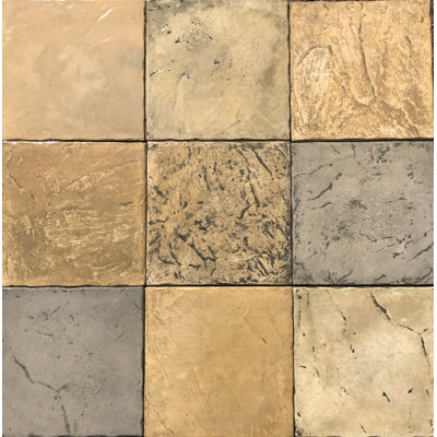 Elevate 16'' L x 16'' W Tile - Pecan Medley