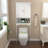 Freestanding Over-The-Toilet Storage Rack And Cabinet-1052208056