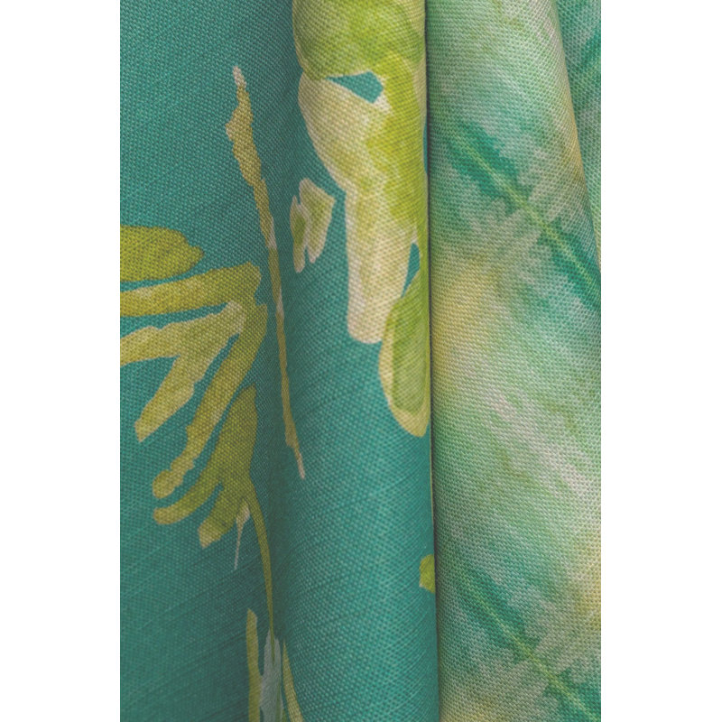 Wildflowers I Large Repeat Luxury Throw Pillow, Dark Green Floral