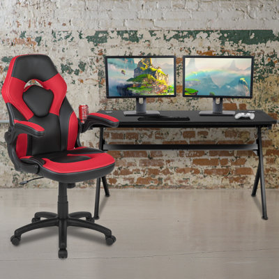 Ensemble de bureau et chaise de jeu Bridesdale