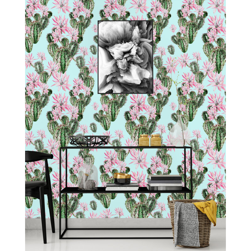 Denney Peel & Stick Vinyl Floral, 50" L x 25" W