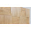 Structure de lit double Nesto avec tête de lit géométrique et pieds en métal noir mat, structure de lit plateforme en bois massif de première qualité, support à lattes de bois, aucun sommier nécessaire-338901792-338901795
