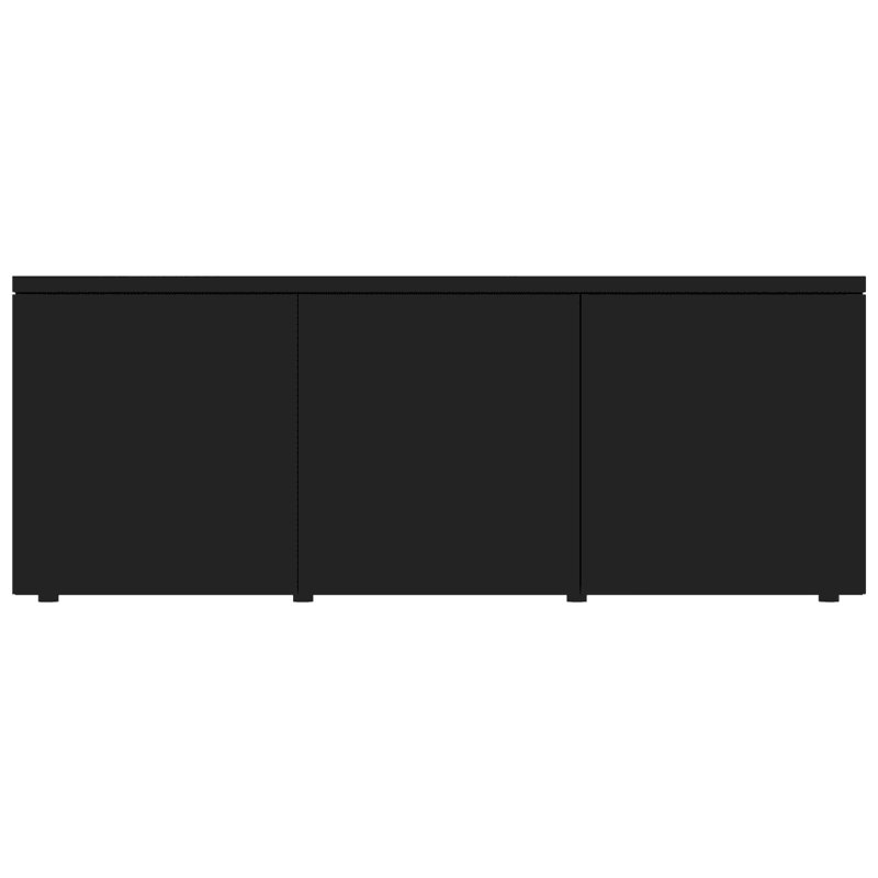 Andj TV Cabinet 80 x 34 x 30 cm Engineered Wood, Black