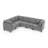 L Shape Modular Sectional Sofa,DIY Combination,Includes Three Single Chair And Three Corner-106853276