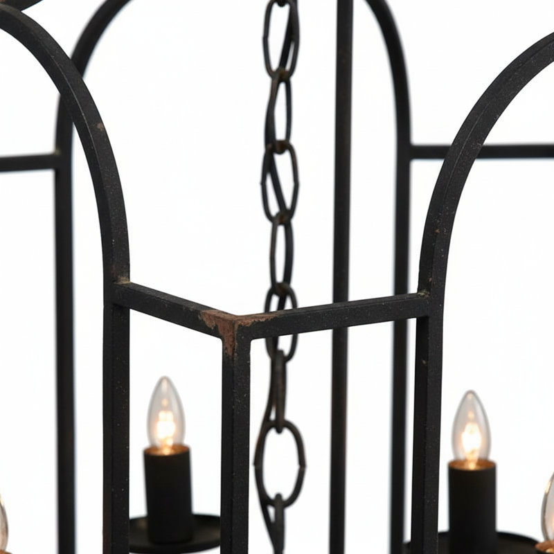 Lustre à 4 lumières de 17,3 po Malin, luminaire suspendu moderne pour la cuisine, la salle à manger et le vestibule