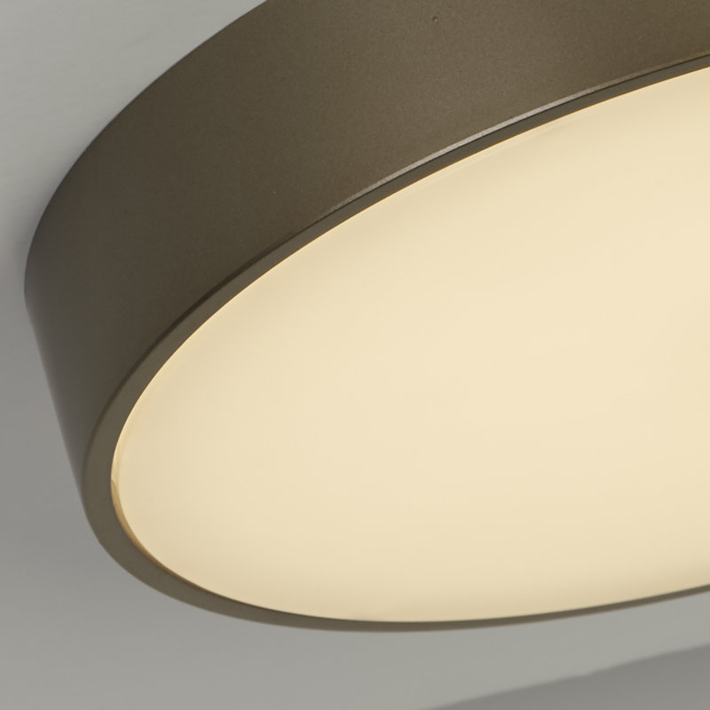 Akansha Plastic LED Flush Mount, Bronze