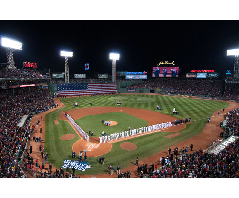 Fenway Park, H 12 po x l 18 po